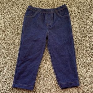 Carter’s jean colored leggings 18 month